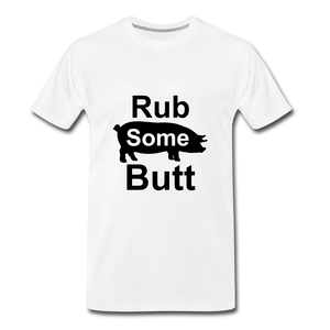 Rub Some Butt - white