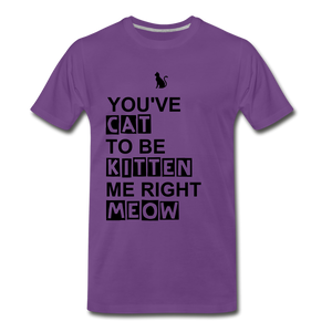 Kitten Me Right Meow - purple