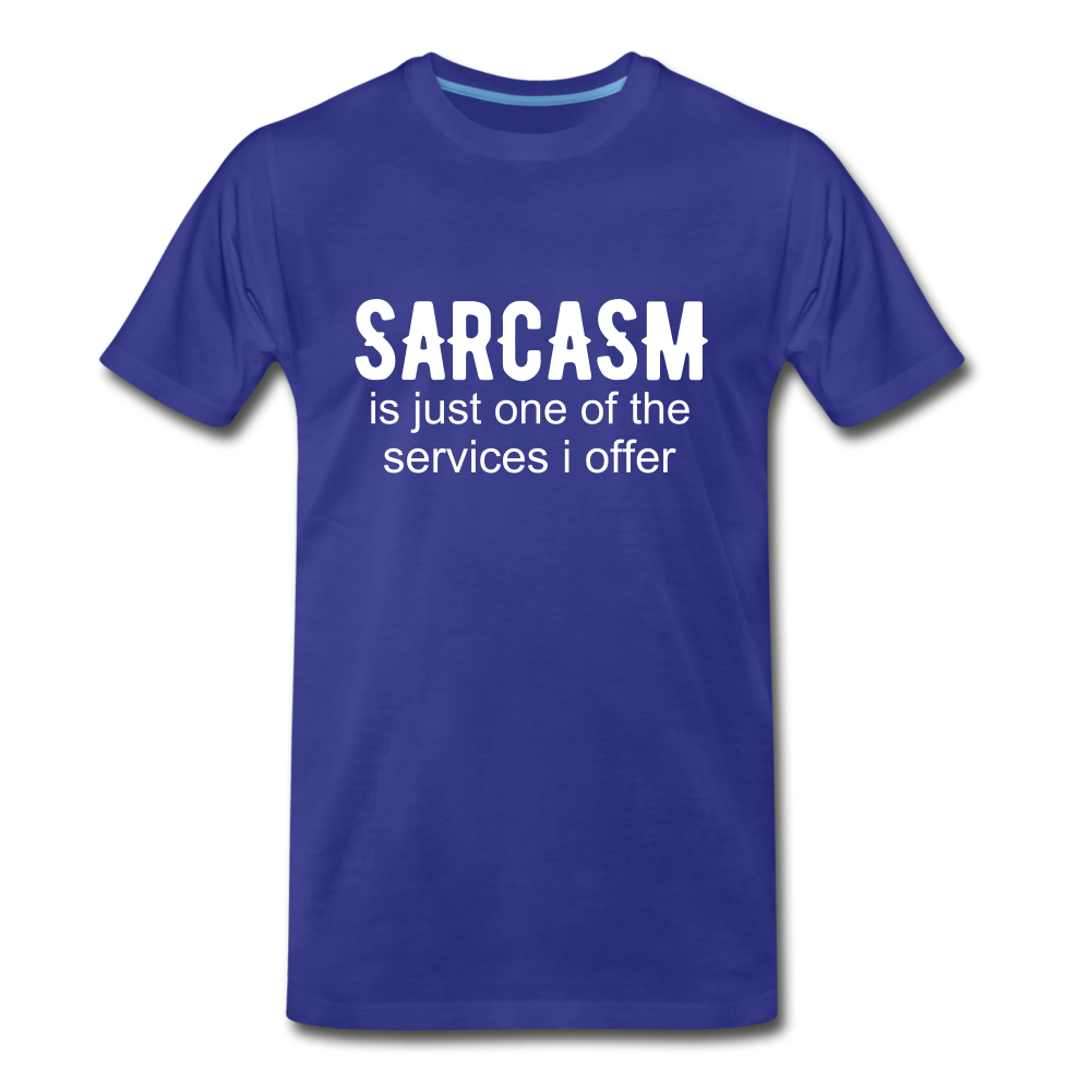 Sarcasm - royal blue