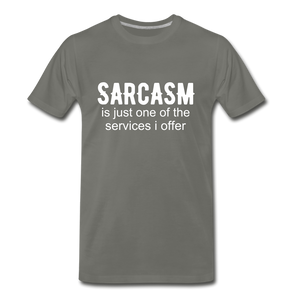 Sarcasm - asphalt gray