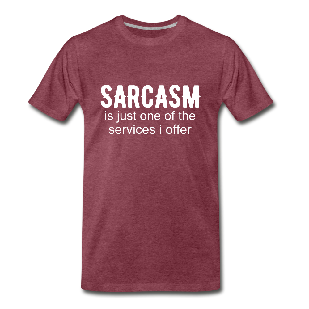 Sarcasm - heather burgundy