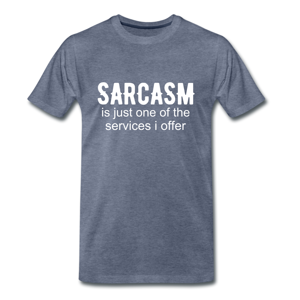 Sarcasm - heather blue
