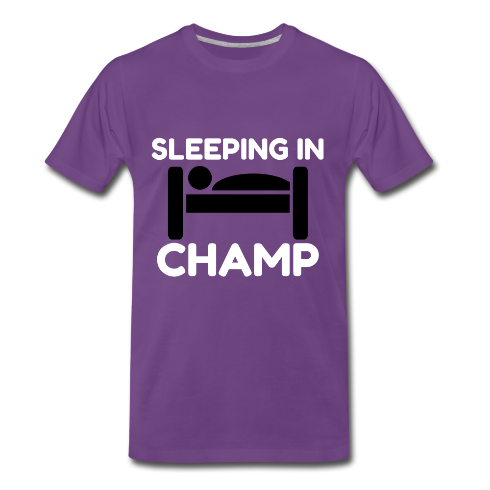 Sleeping in - purple