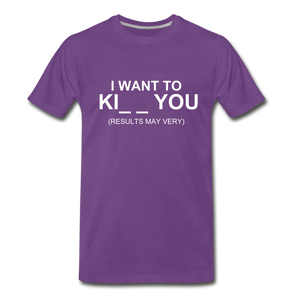 I WANT TO KI__ YOU - purple