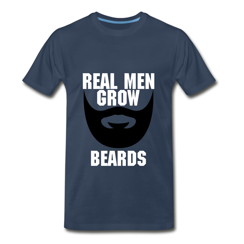 Real Men Grow Beards - navy