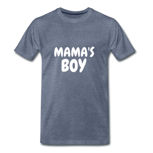 Mama's Boy - heather blue