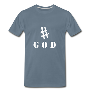 Hashtag GOD - steel blue