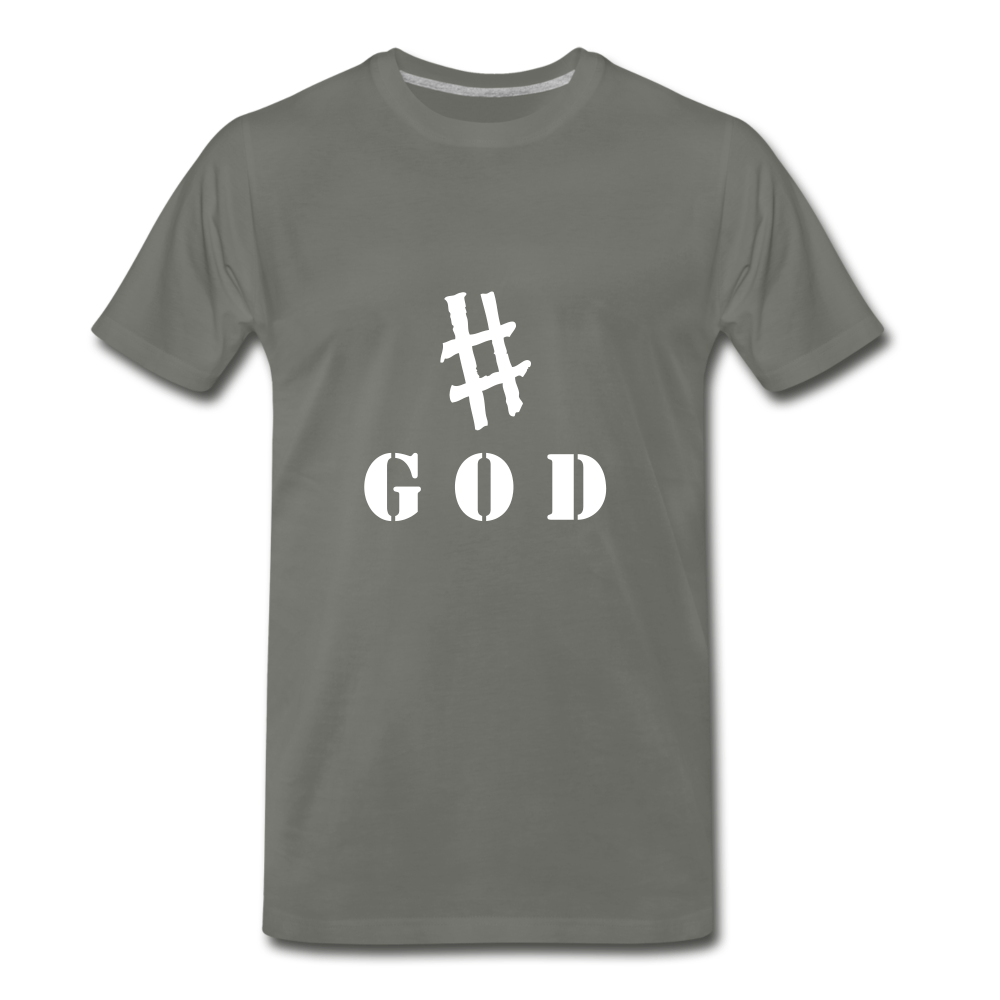Hashtag GOD - asphalt gray