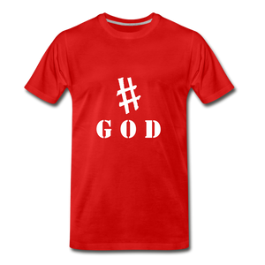 Hashtag GOD - red