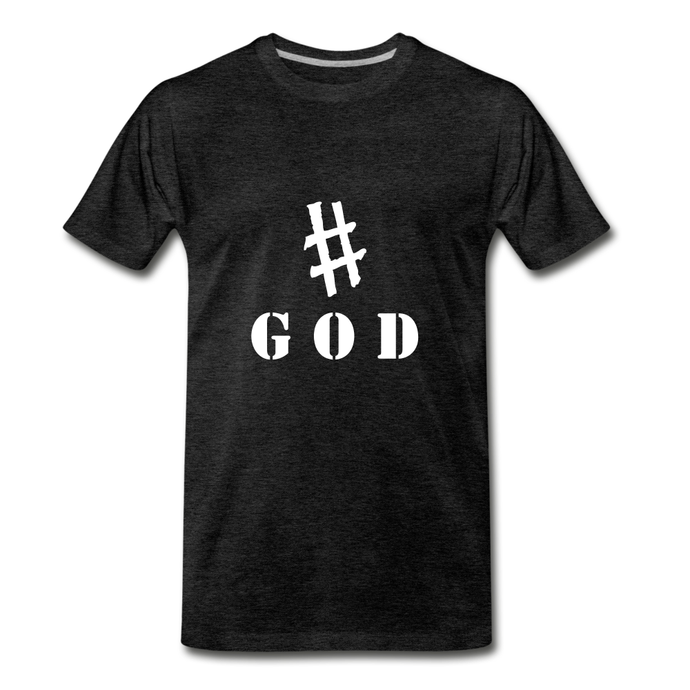Hashtag GOD - charcoal gray