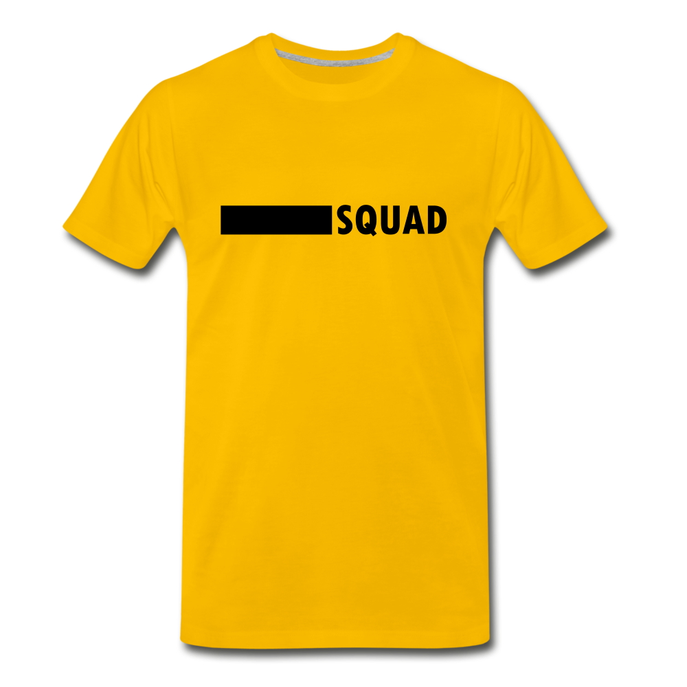 Squad Tee. - sun yellow