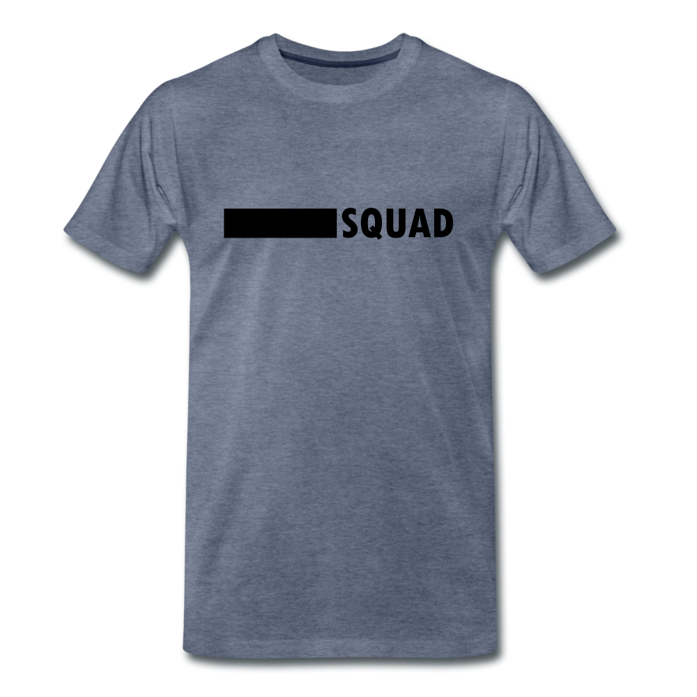 Squad Tee. - heather blue
