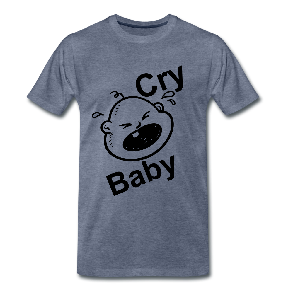 Cry Baby - heather blue