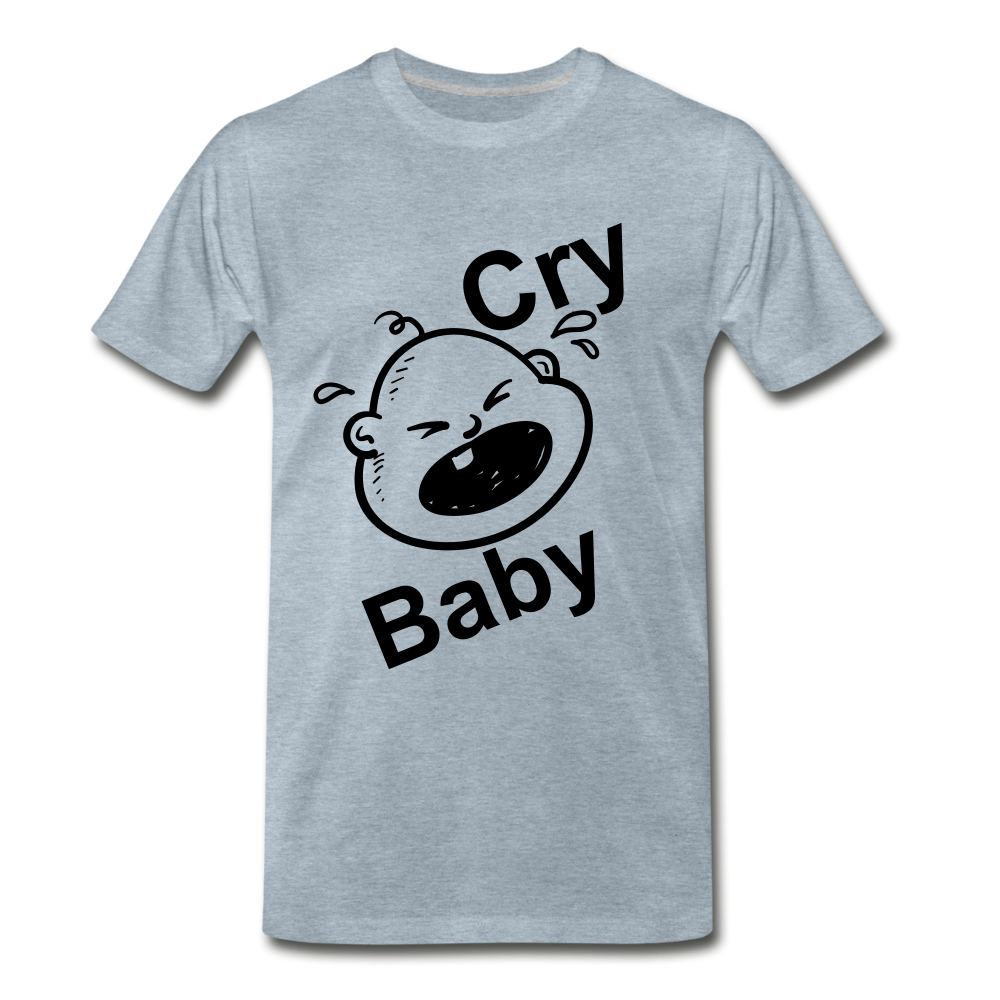 Cry Baby - heather ice blue