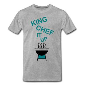 KING CHEF IT UP - heather gray