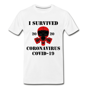 SURVIVED COVID-19 - white
