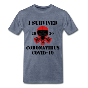 SURVIVED COVID-19 - heather blue