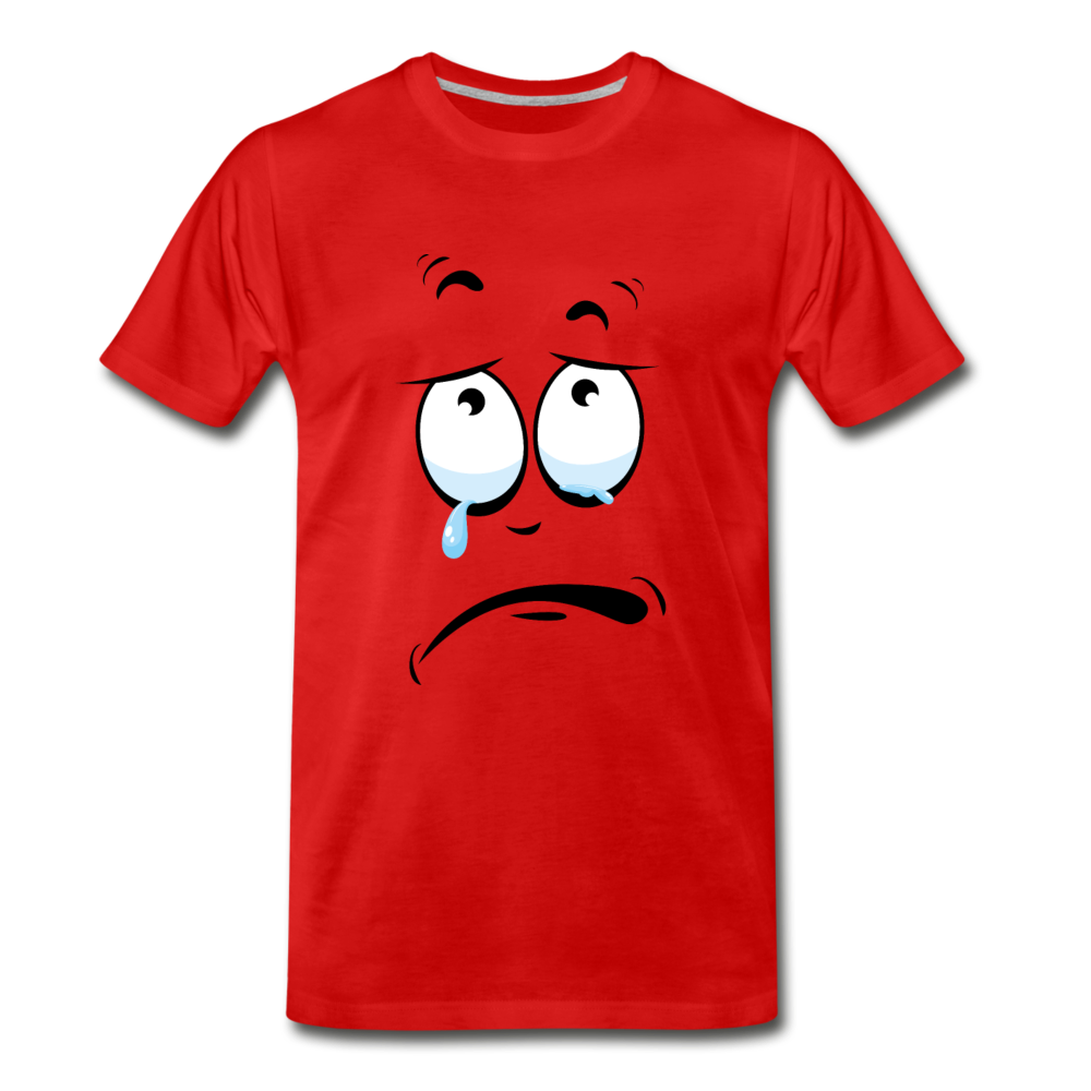 crying tee - red