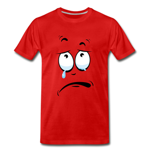 crying tee - red