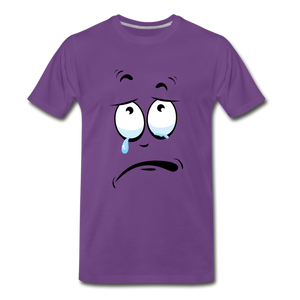 crying tee - purple