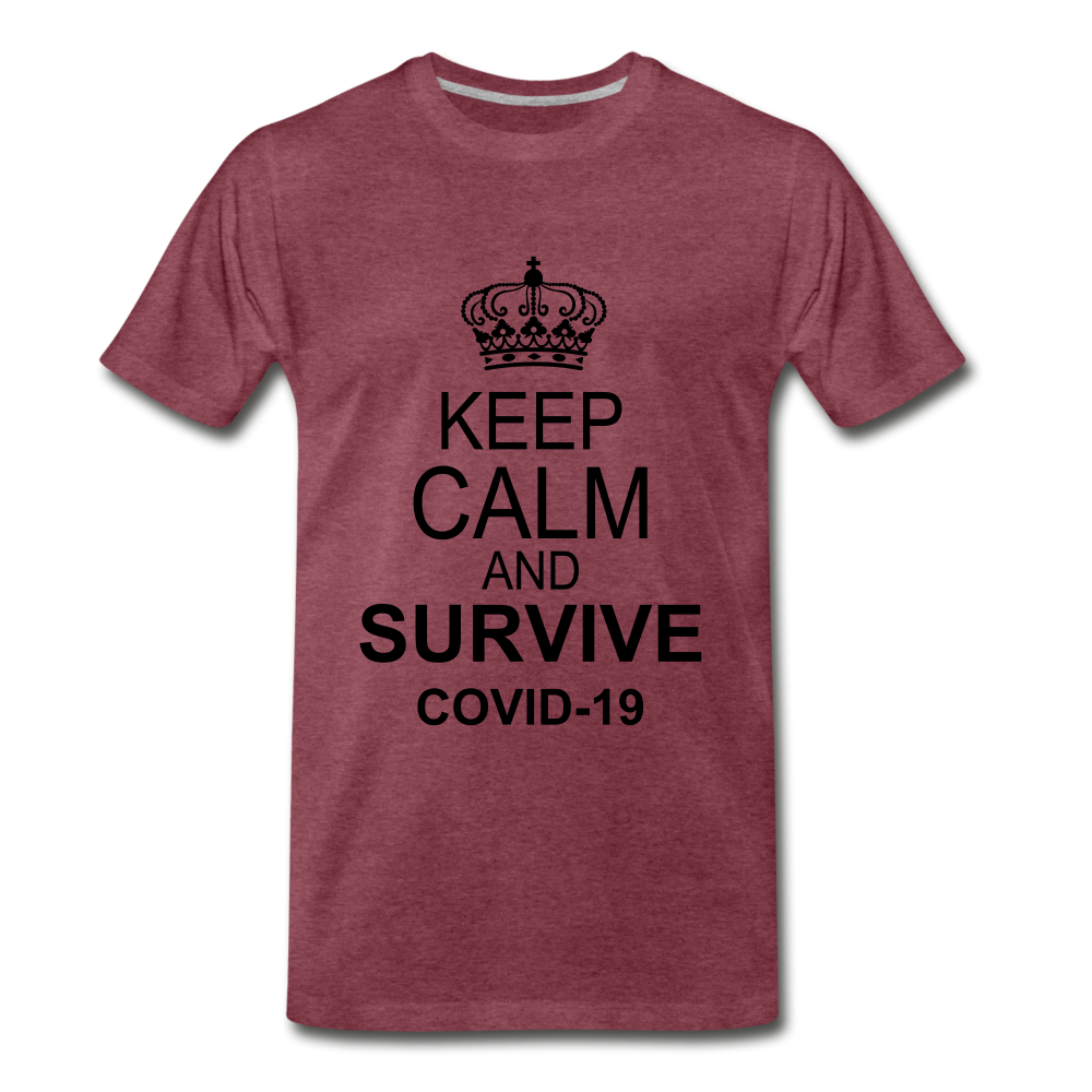 Survive Covid-19 - heather burgundy