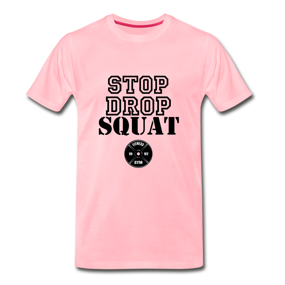Stop, Drop, Squat - pink