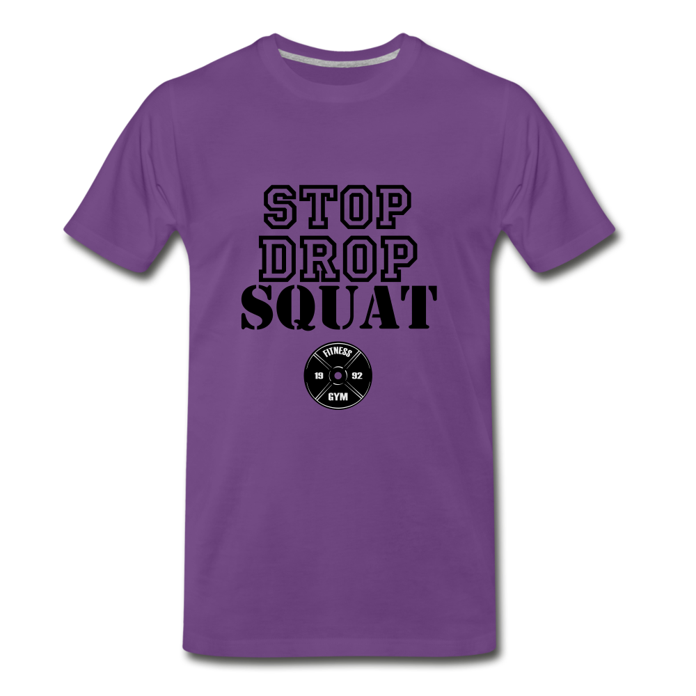 Stop, Drop, Squat - purple