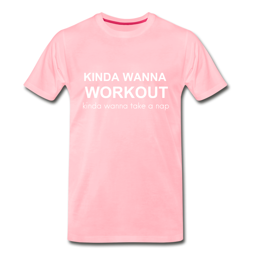 Workout/Nap Tee - pink