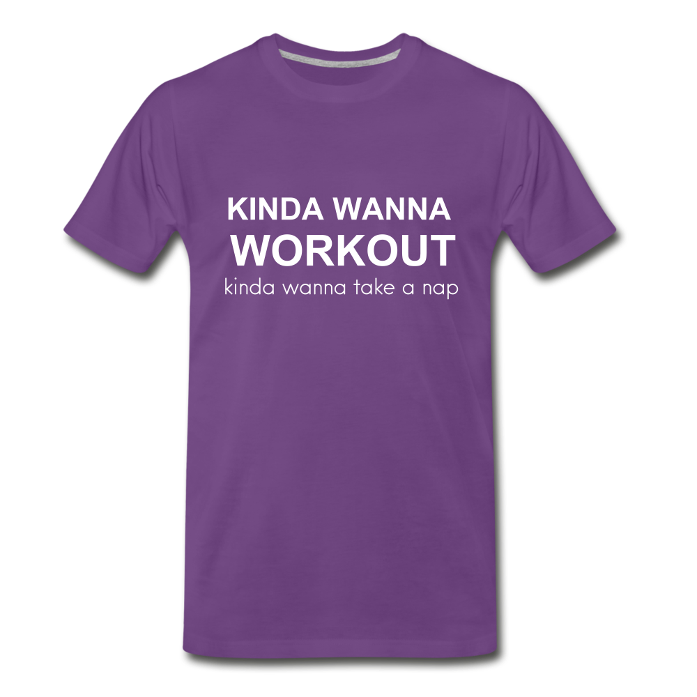 Workout/Nap Tee - purple