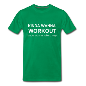 Workout/Nap Tee - kelly green