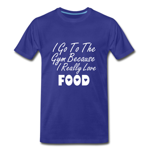 Love Food Tee - royal blue