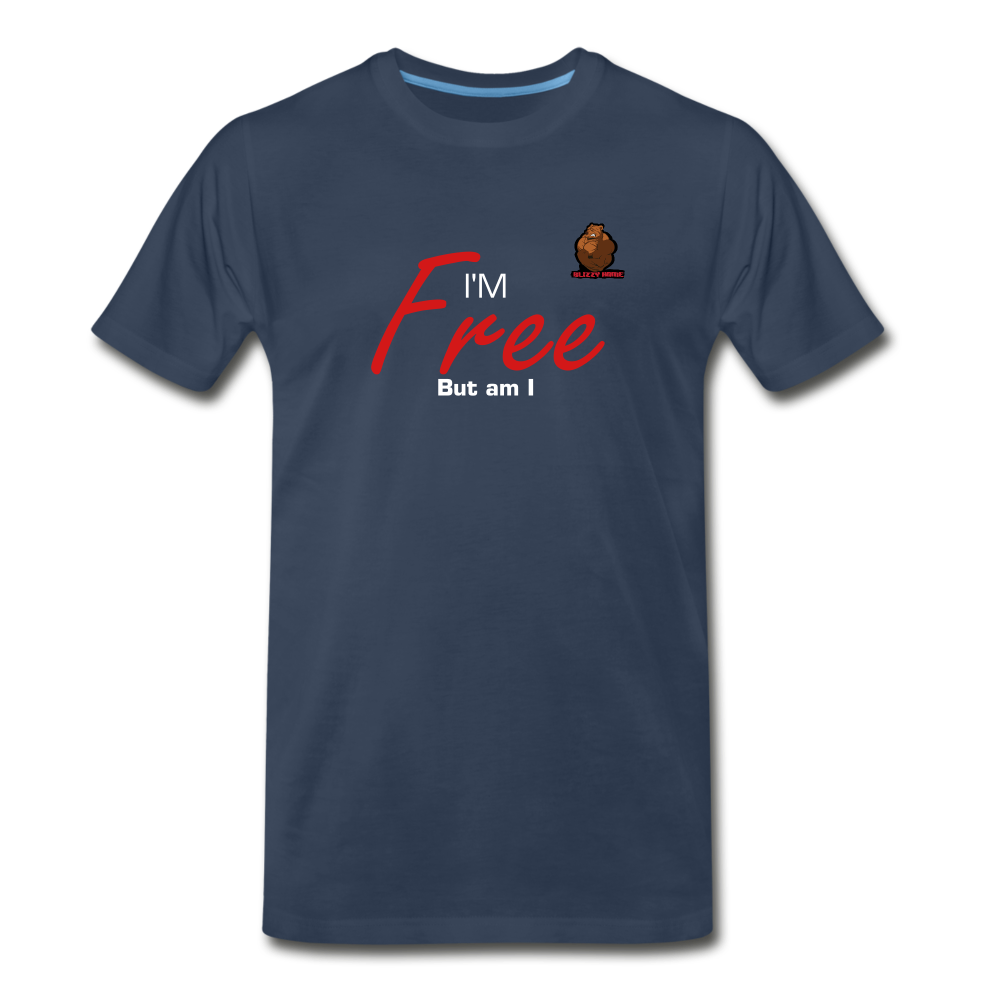 Free But Not - navy
