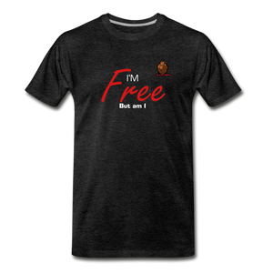 Free But Not - charcoal gray