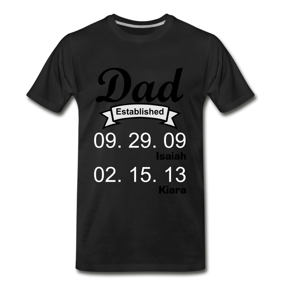 Fathers day Tee - black