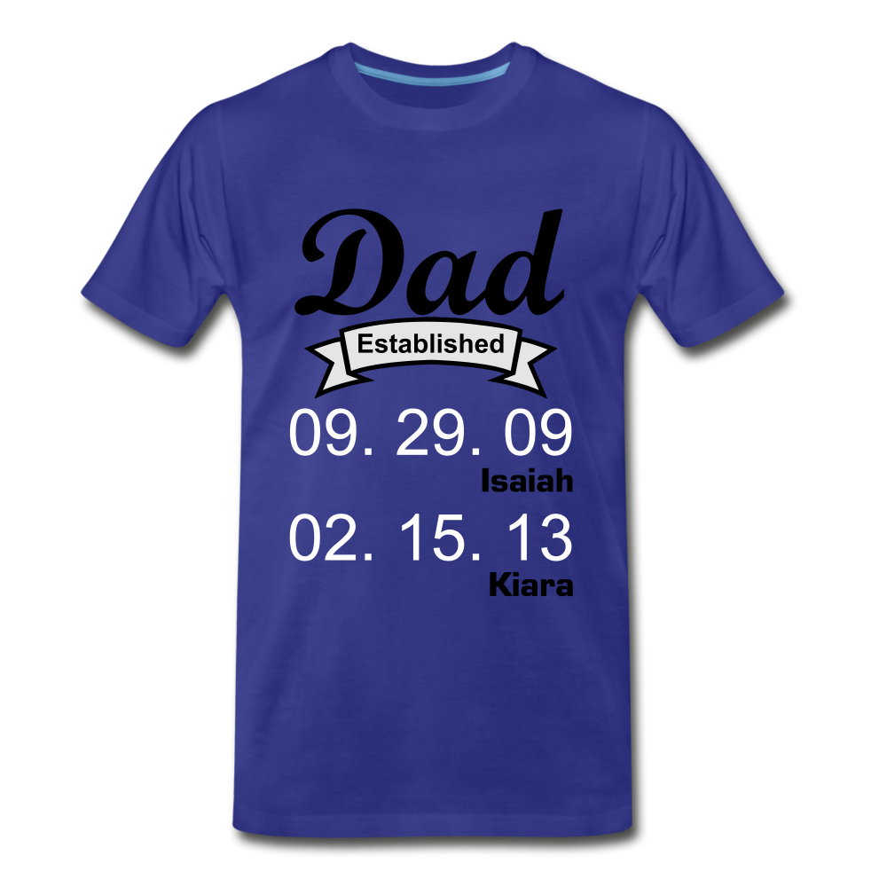 Fathers day Tee - royal blue