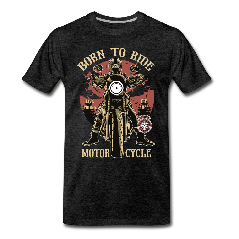 Born To Ride - charcoal gray