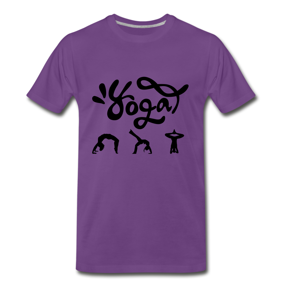 Yoga Tee. - purple