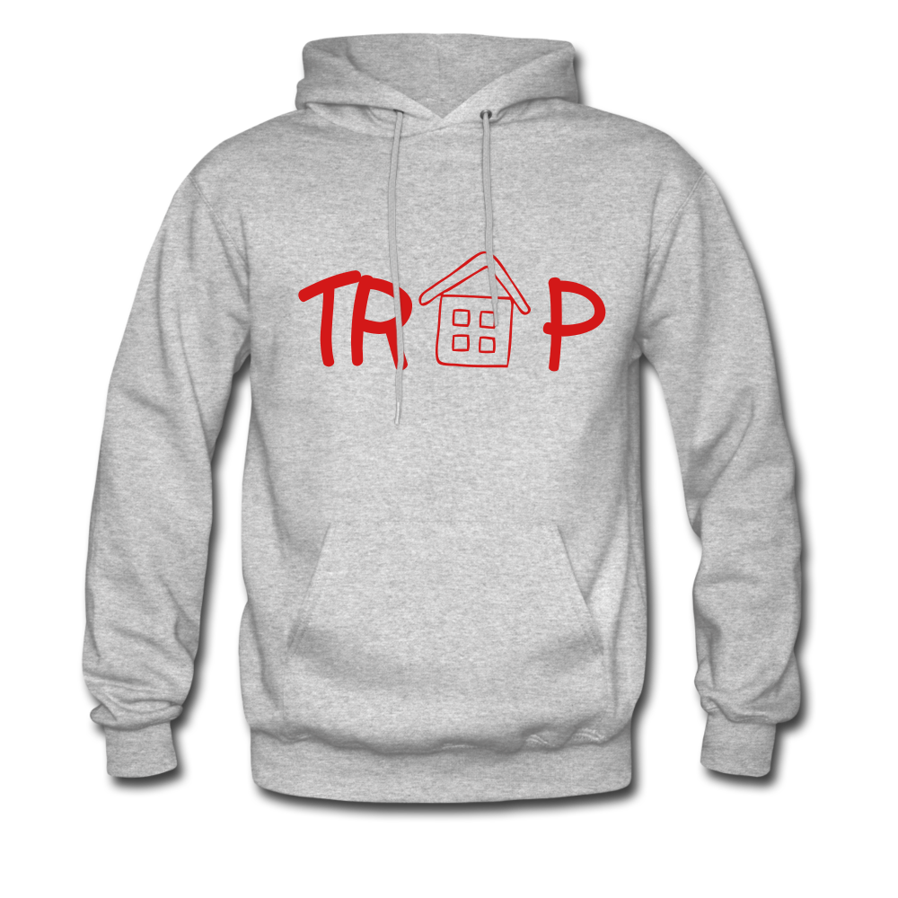 TRAP HOODIE - heather gray