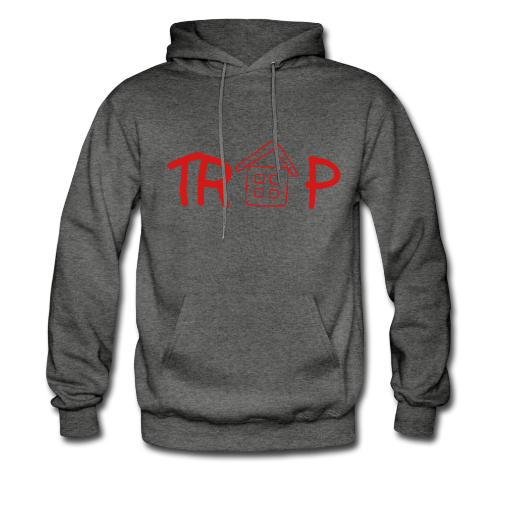 TRAP HOODIE - charcoal gray