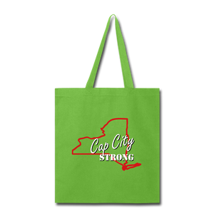 Cap City Strong Tote - lime green