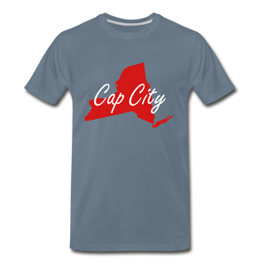 Cap City Tee - steel blue
