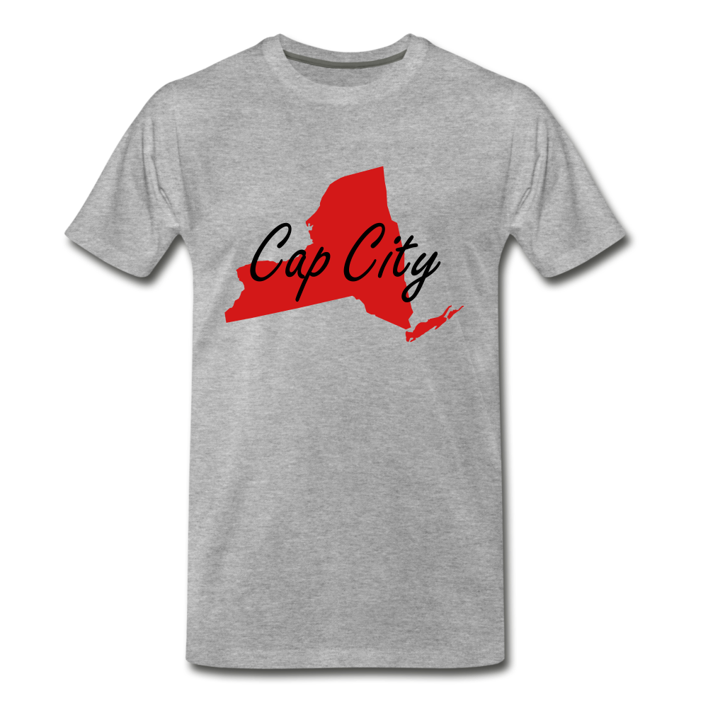 Cap City Tee. - heather gray