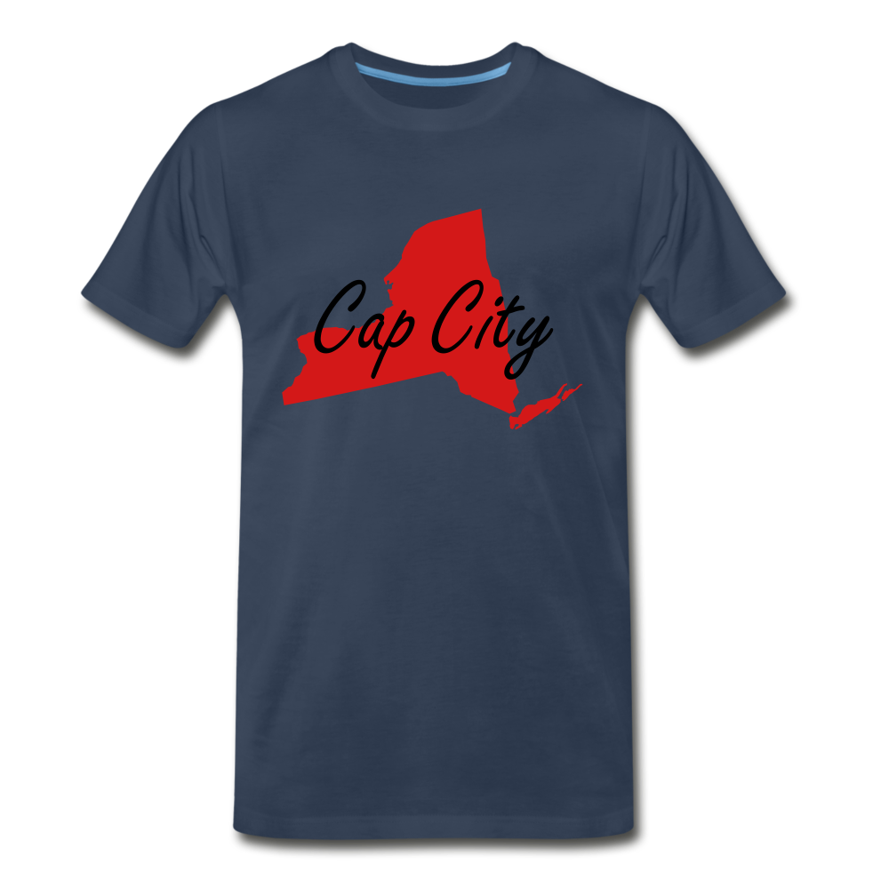 Cap City Tee. - navy