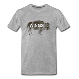 Buffalo Wings - heather gray