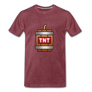 TNT - heather burgundy