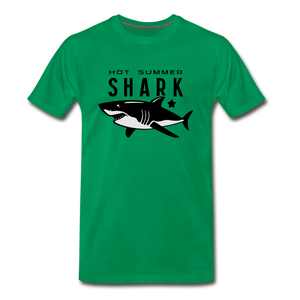 Hot Summer Shark - kelly green