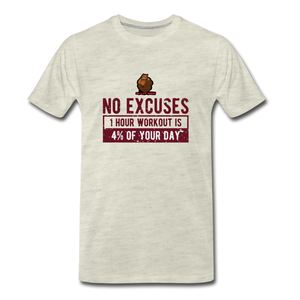 No Excuses, workout - heather oatmeal