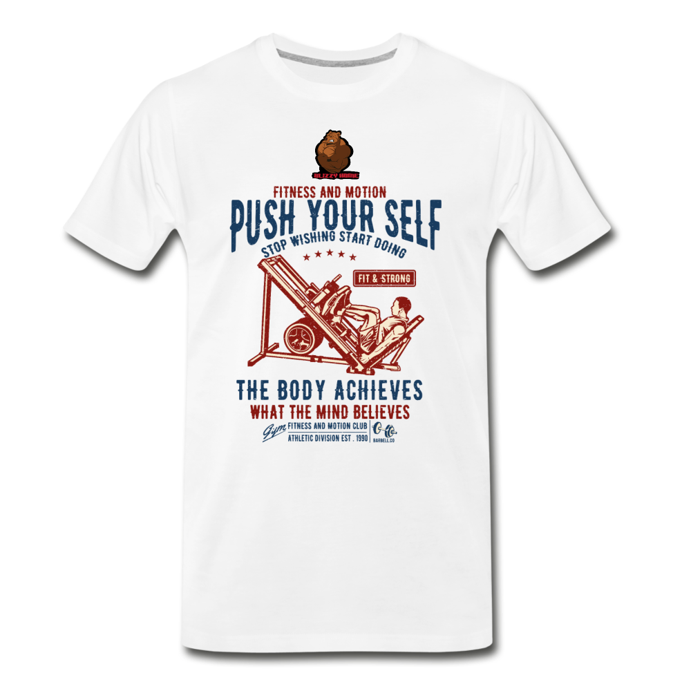 Push Your Self. - white