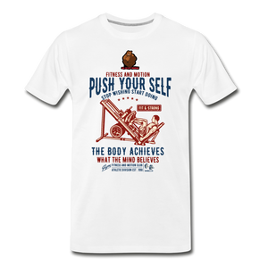 Push Your Self. - white