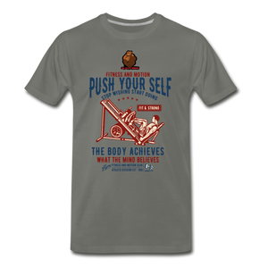 Push Your Self. - asphalt gray